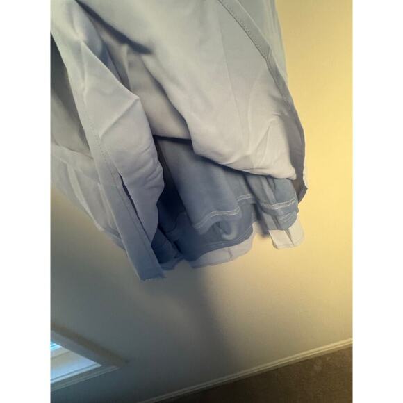 Entro Women’s Baby Blue Cut out Puff Sleeve Dress NWT Size Medium - Picture 5 of 9